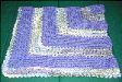 Crib Square Purple and Variegated colors