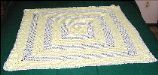 Square Crib Yellow and Variegated colors