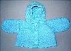 Hooded Jacket in Baby Blue