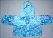Hooded Jacket Baby Blue and Varigated
