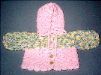 Hooded Jacket in Pink and Varigated