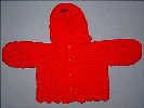 Red hooded jacket for boys