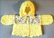 Hooded Jacket in Yellow and Varigated