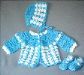 Sweater Set in Blue and White