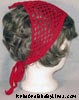 scarlet headscarf