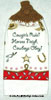 cowgirls rules hanging hand towel