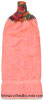 Melon hand towel with High Plains yarn top