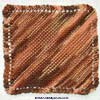 desert rising knitted cotton dish cloth