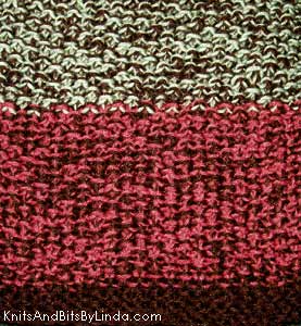 close up of stripe 1 lap throw