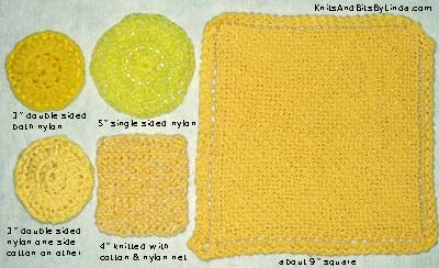 yellow scrubbie set contents