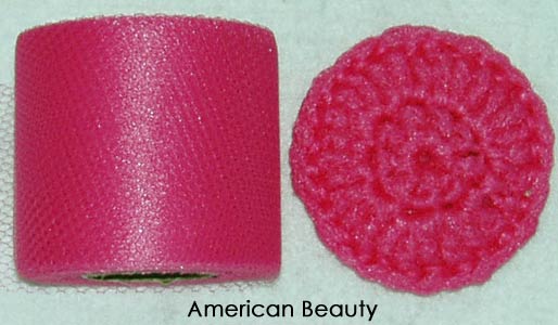 American Beauty Pink netting spool
