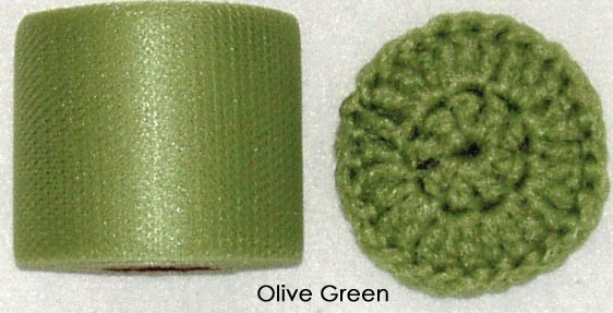 olive green nylon netting fabric