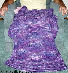 Blueberry Pie Lap Throw