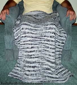 Zebra Print Lap Throw