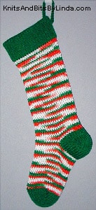 JP - CT — Christmas Stocking — green cuff