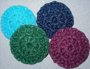 MEF - FL — 4 Round Scrubbies