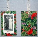 Set of 8 photo ornaments from same photo
