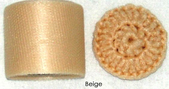 Beige nylon netting spool