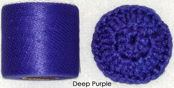 Deep Purple nylon netting spool