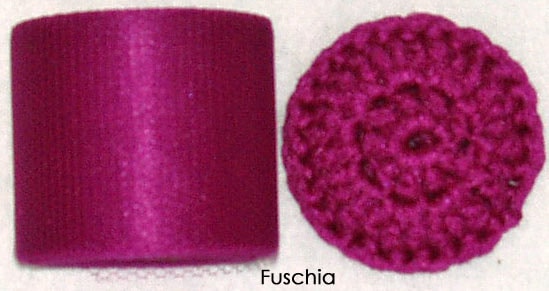 Fuschia nylon netting spool