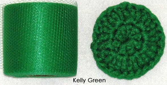 Kelly Green nylon netting spool
