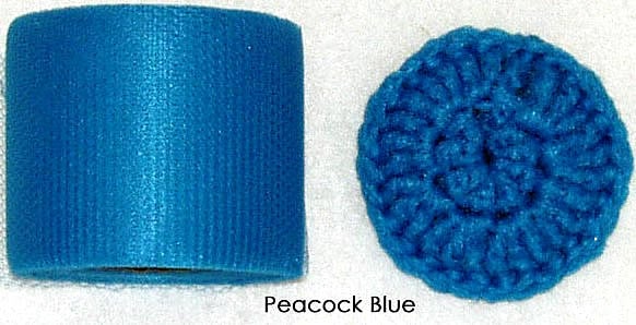 Peacock Blue nylon netting spool