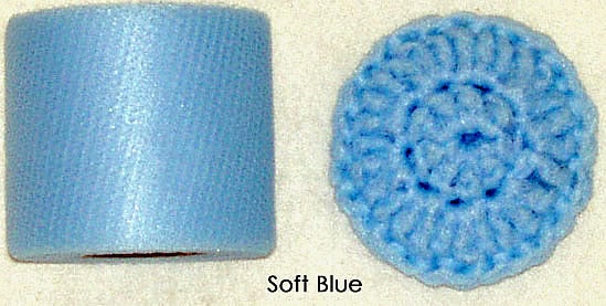 Soft Blue nylon netting spool