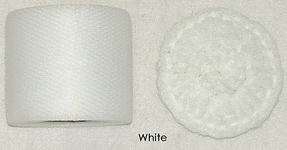 White nylon netting spool