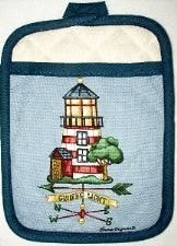 Weathervane Lighthouse Pot Mitt