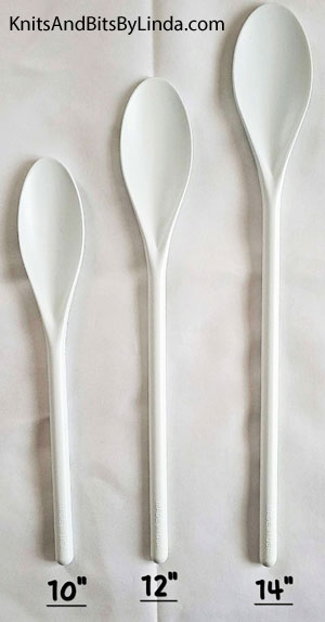 Scrubbie spoon size chart