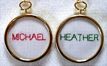 nametag ornaments