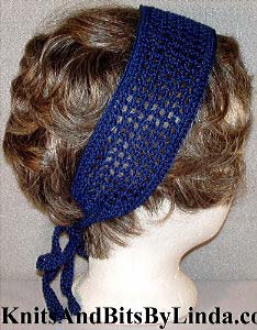 navy headband