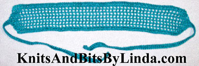 teal green head band