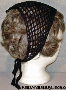 black head scarf