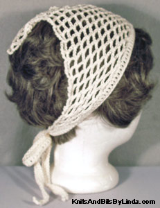 bridal white head scarf