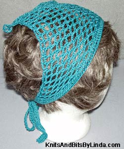 teal head scarf