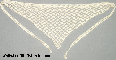 bridal white head scarf