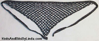 chambray-navy head scarf