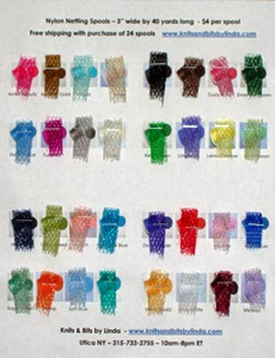 netting color chart