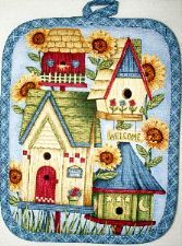 Birdhouses 02 Pot Holder