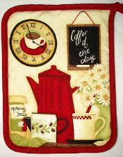Coffee Time Pot Holder
