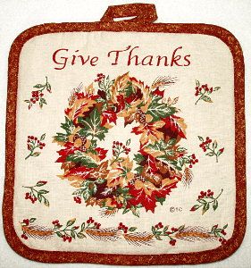 Give Thanks Pot Holder
