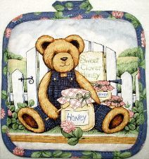 Honey Bear Pot Holder