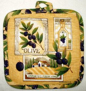 Olives Pot Holder