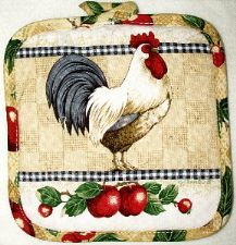 Country Rooster 02 Pot Holder