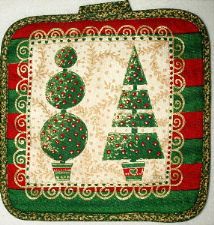 Topiary Trees Pot Holder