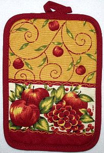 Tuscan Apples Pot Holders