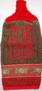 Green Christmas Kitchen hand towel