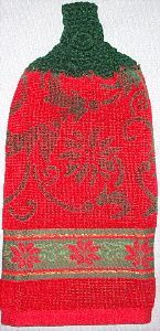 Red Christmas towel 1