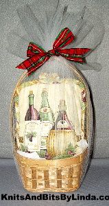 wine bottles gift basket
